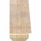 Ekena Millwork Bellingham Rough Sawn Timber Gable Bracket, Douglas Fir, 60"W x 10"H x 6"D x 6"F, 4/12 Pitch GBW060X10X0606BEL00RDF - alternate 2